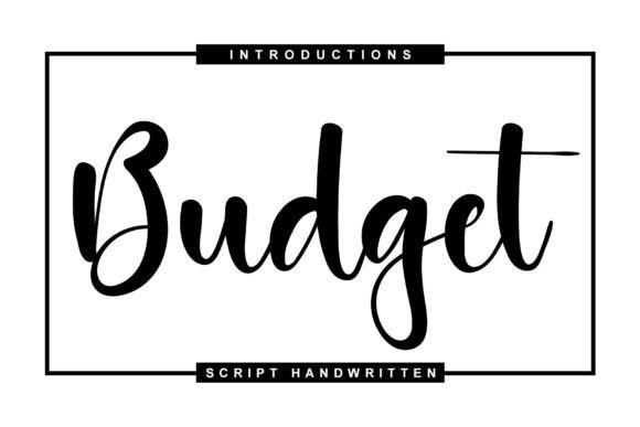 Budget Font - Featured Image
