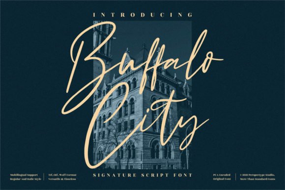 Buffalo City Font - Featured Image