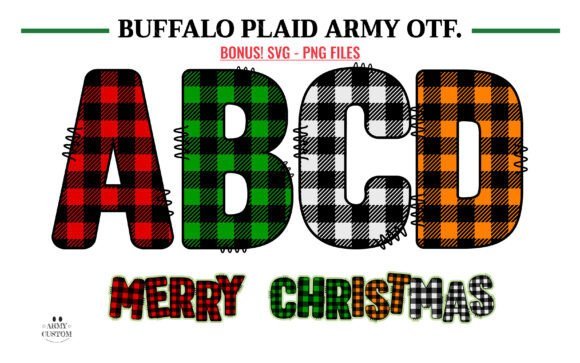 Buffalo Plaid Bundle Font - Featured Image