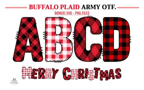 Buffalo Plaid Bundle Font - Featured Image