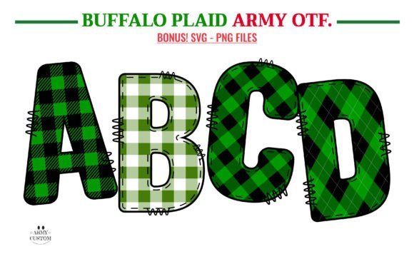 Buffalo Plaid Bundle Font - Featured Image