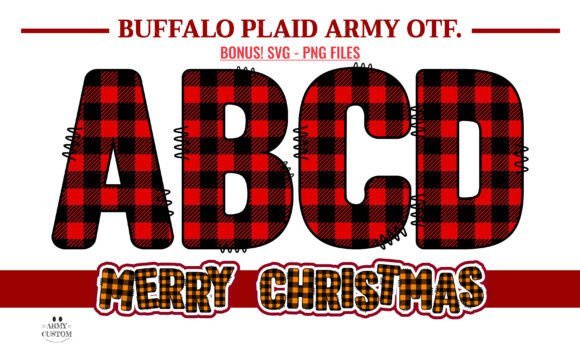 Buffalo Plaid Font - Featured Image