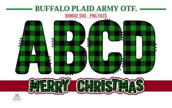 Buffalo Plaid Font - Featured Image