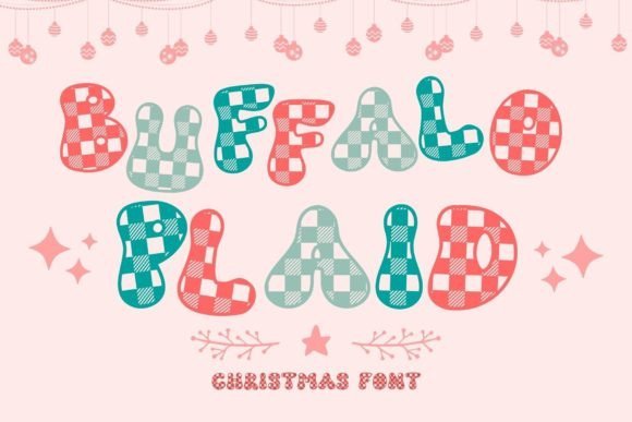 Buffalo Plaid Font - Featured Image