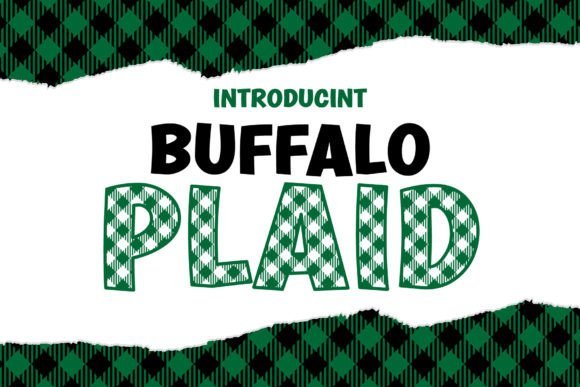 Buffalo Plaid Font - Featured Image