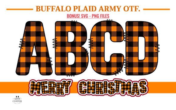 Buffalo Plaid Font - Featured Image