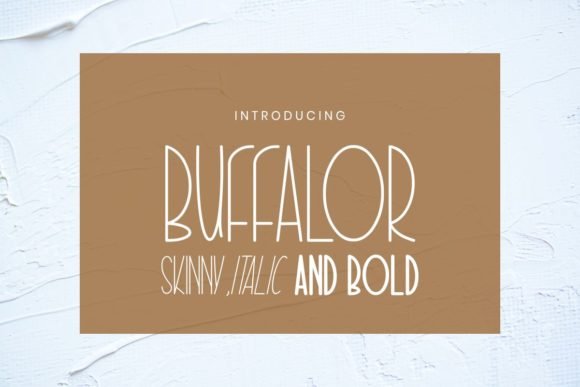 Buffalor Font - Featured Image