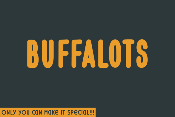 Buffalots Font - Featured Image