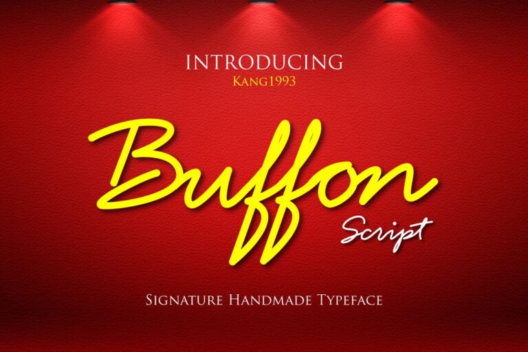 Buffon Font - Featured Image
