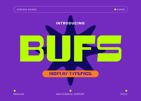 Bufs Font - Featured Image