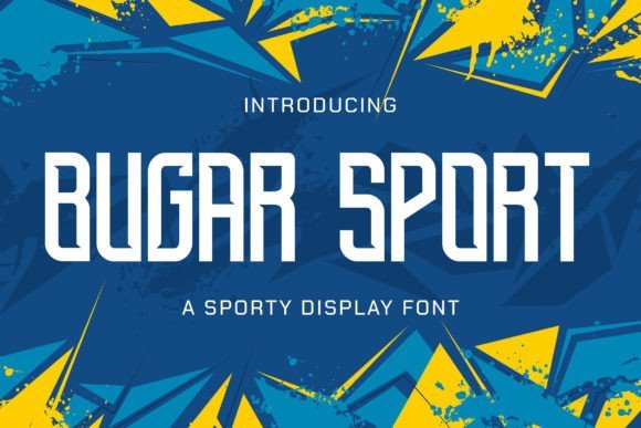 Bugar Sport Font - Featured Image