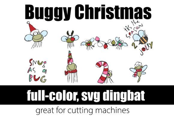 Buggy Christmas Font - Featured Image