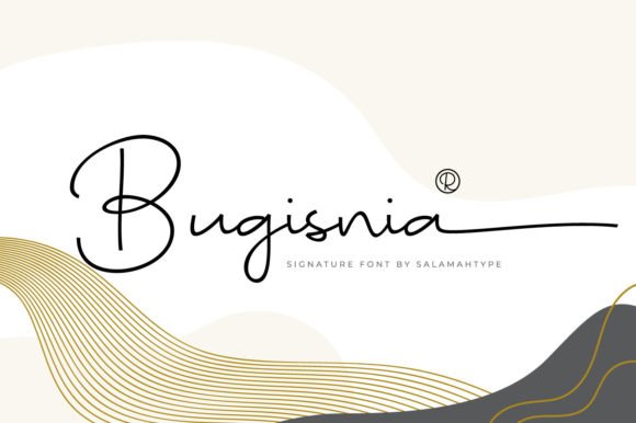Bugisnia Script Font - Featured Image