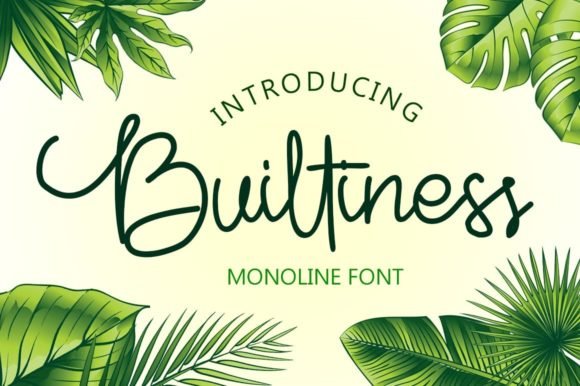 Builtiness Font - Featured Image