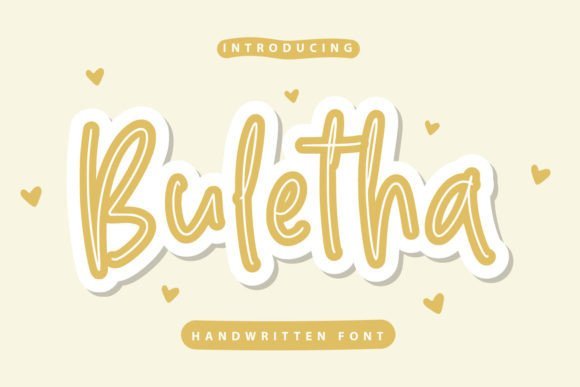 Buletha Font - Featured Image