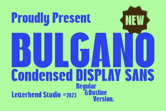 Bulgano Font - Featured Image