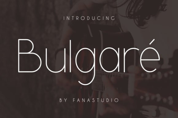 Bulgare Font - Featured Image
