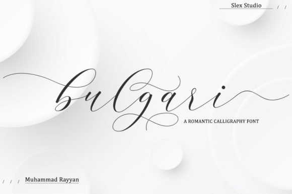 Bulgari Font - Featured Image