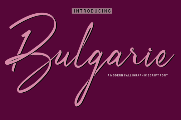 Bulgarie Font - Featured Image
