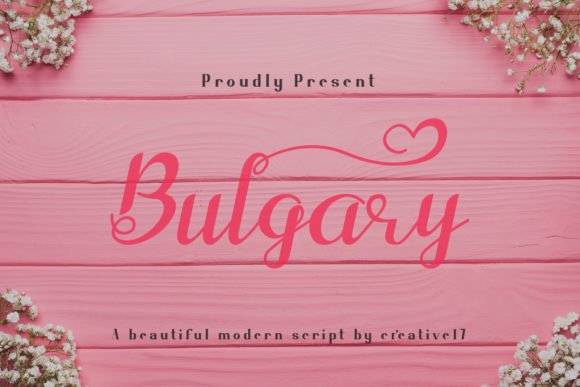 Bulgary Font - Featured Image