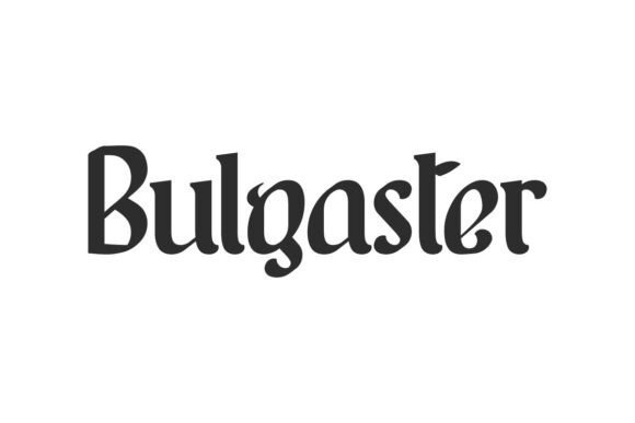 Bulgaster Font - Featured Image