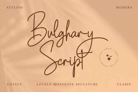 Bulghary Script Font - Featured Image