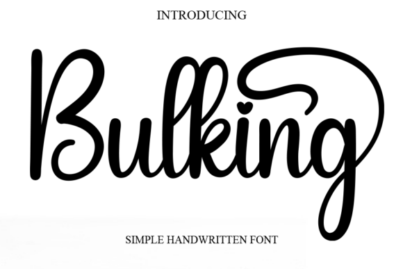 Bulking Font - Featured Image
