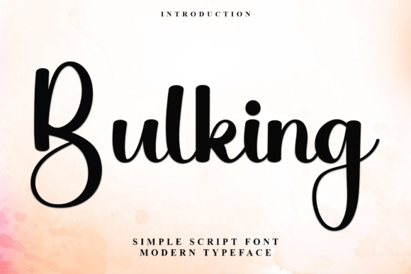 Bulking Font - Featured Image