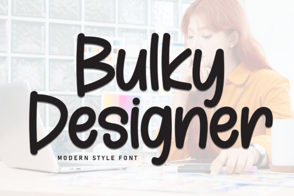 Bulky Designer Font - Featured Image