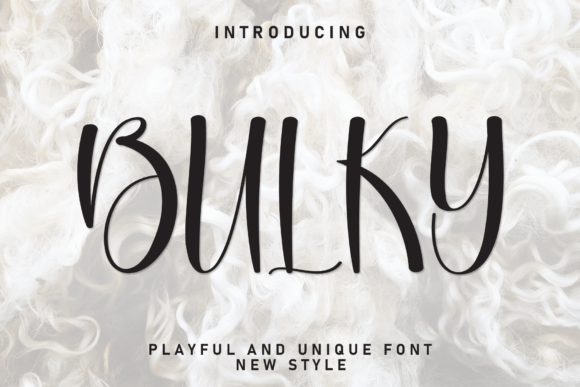 Bulky Font - Featured Image