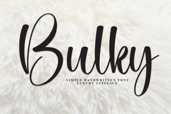Bulky Font - Featured Image