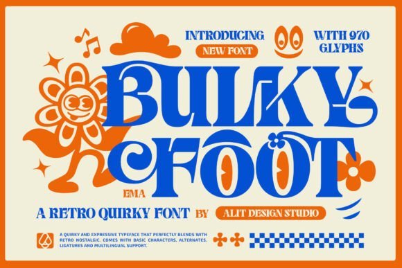 Bulky Foot  Font - Featured Image