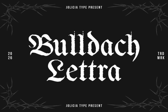 Bulldach Lettra Font - Featured Image