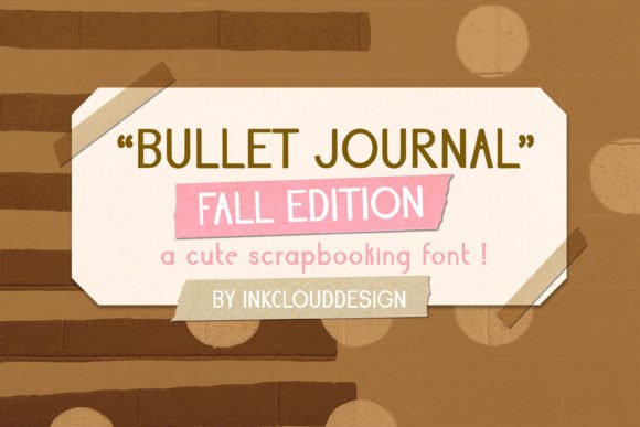 Bullet Journal Fall Font - Featured Image