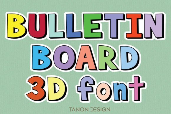 Bulletin Board Font - Featured Image
