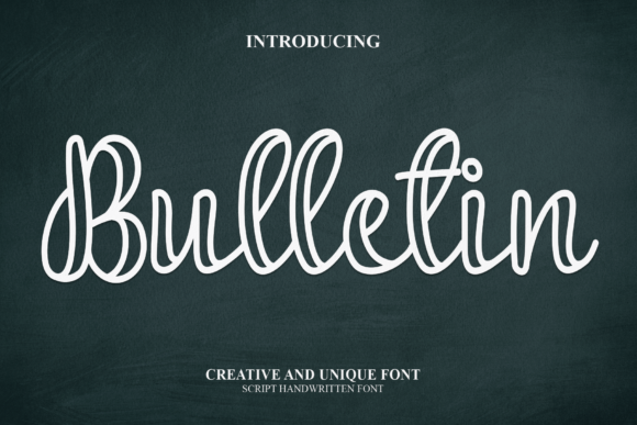 Bulletin Font - Featured Image