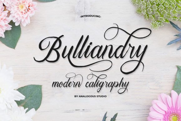 Bulliandry Font - Featured Image