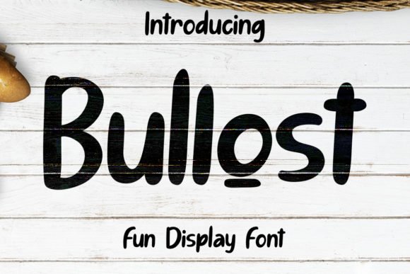 Bullost Font - Featured Image