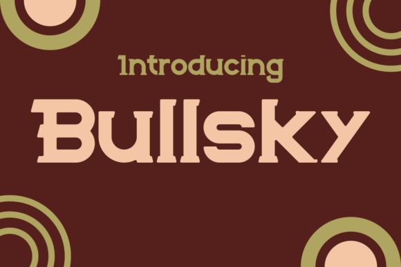 Bullsky Font - Featured Image