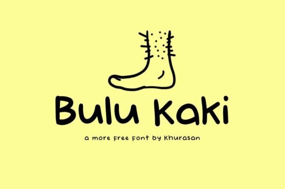 Bulu Kaki Font - Featured Image