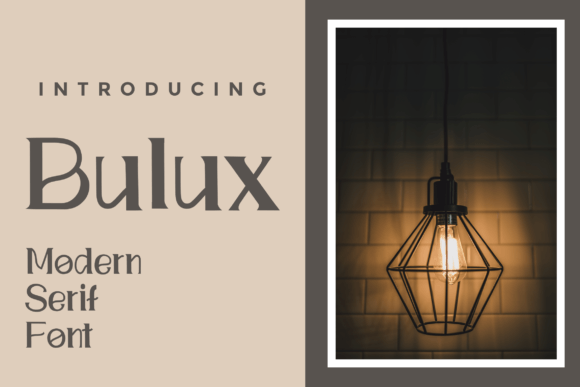 Bulux Font - Featured Image