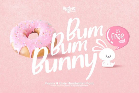 Bum Bum Bunny Font - Featured Image