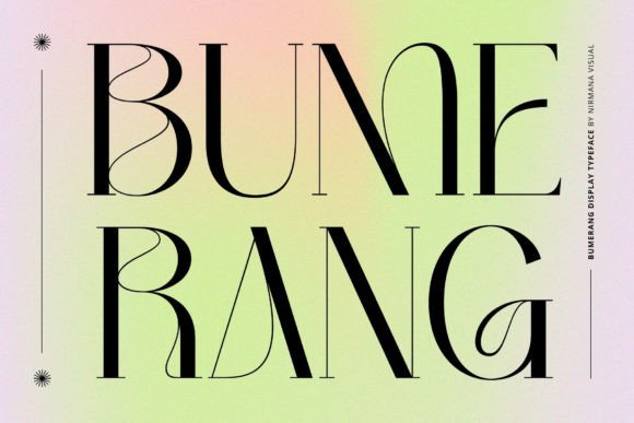 Bumerang Font - Featured Image