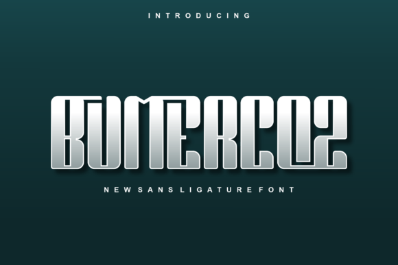 Bumercoz Font - Featured Image