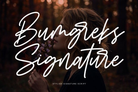 Bumgreks Signature Font - Featured Image