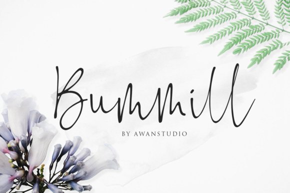 Bummill Font - Featured Image