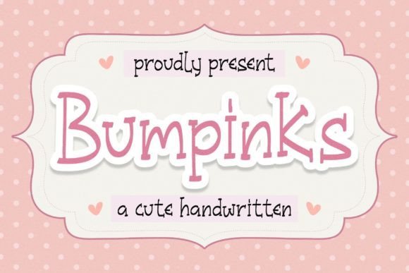 Bumpinks Font - Featured Image