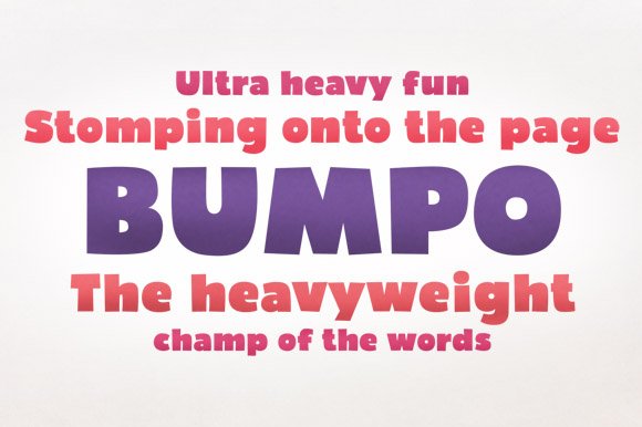 Bumpo Font - Featured Image