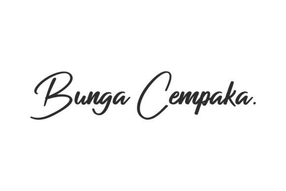 Bunga Cempaka Font - Featured Image