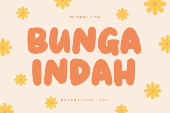 Bunga Indah Font - Featured Image
